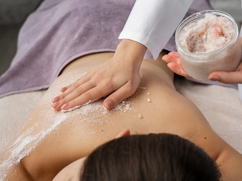 Masaż peelingujący